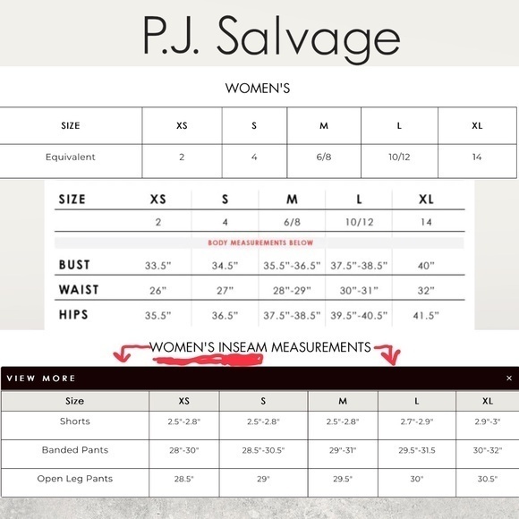 NWT ~ PJ SALVAGE COZY LOUNG SLEEP SHORTS ~ brown, size med & lg - Picture 8 of 8